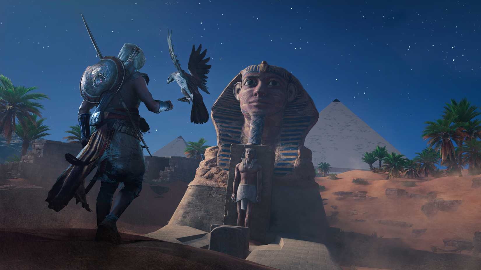 Assassin's Creed Origins at night
