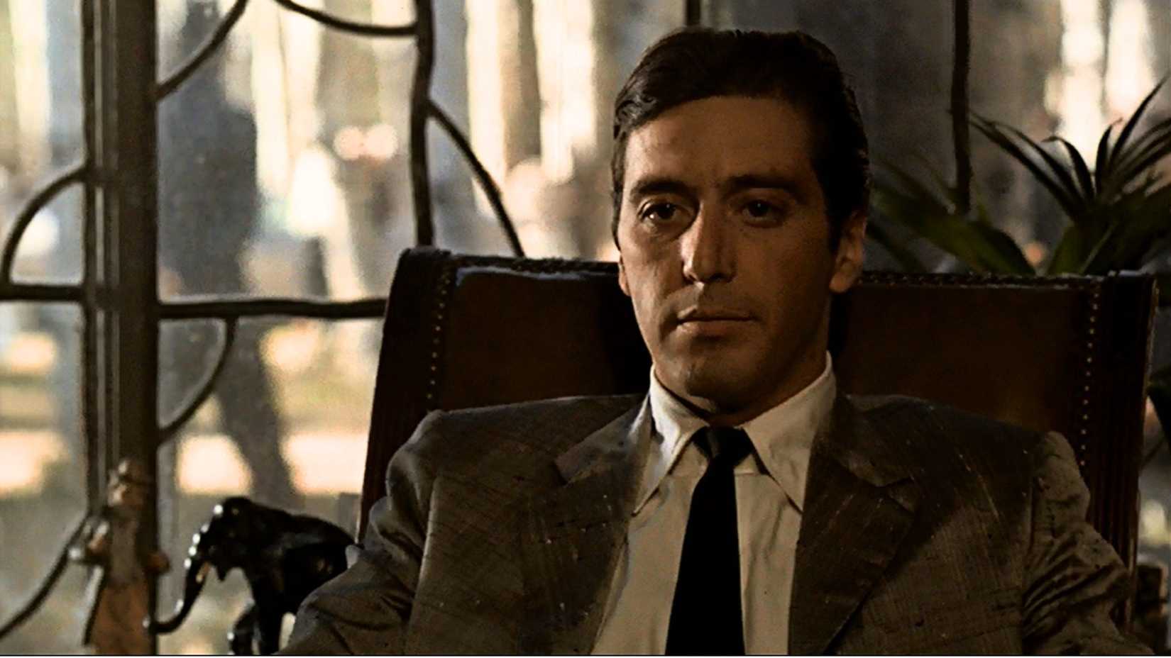 Al Pacino como Michael Corleone em O Poderoso Chefão Parte II