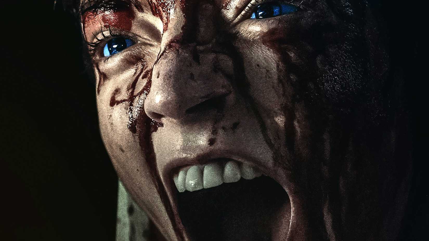 Anya Taylor-Joy's Alia screaming in a close-up in Dune 3 poster