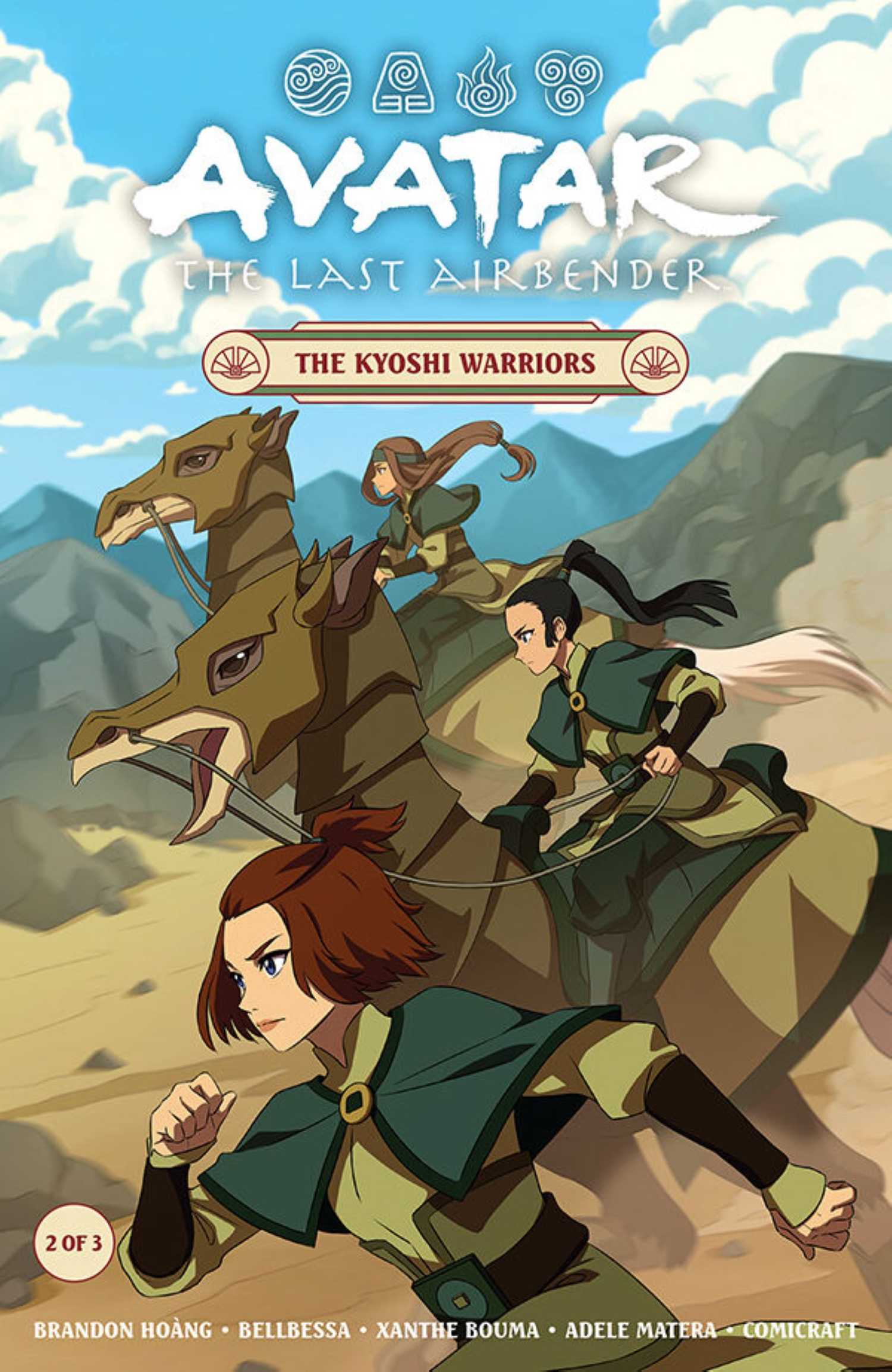 Capa do quadrinho Avatar: The Last Airbender - The Kyoshi Warriors #2