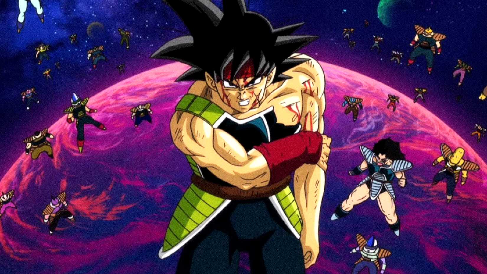 Bardock fights Frieza's army in Dragon Ball Z_ The Father of Goku