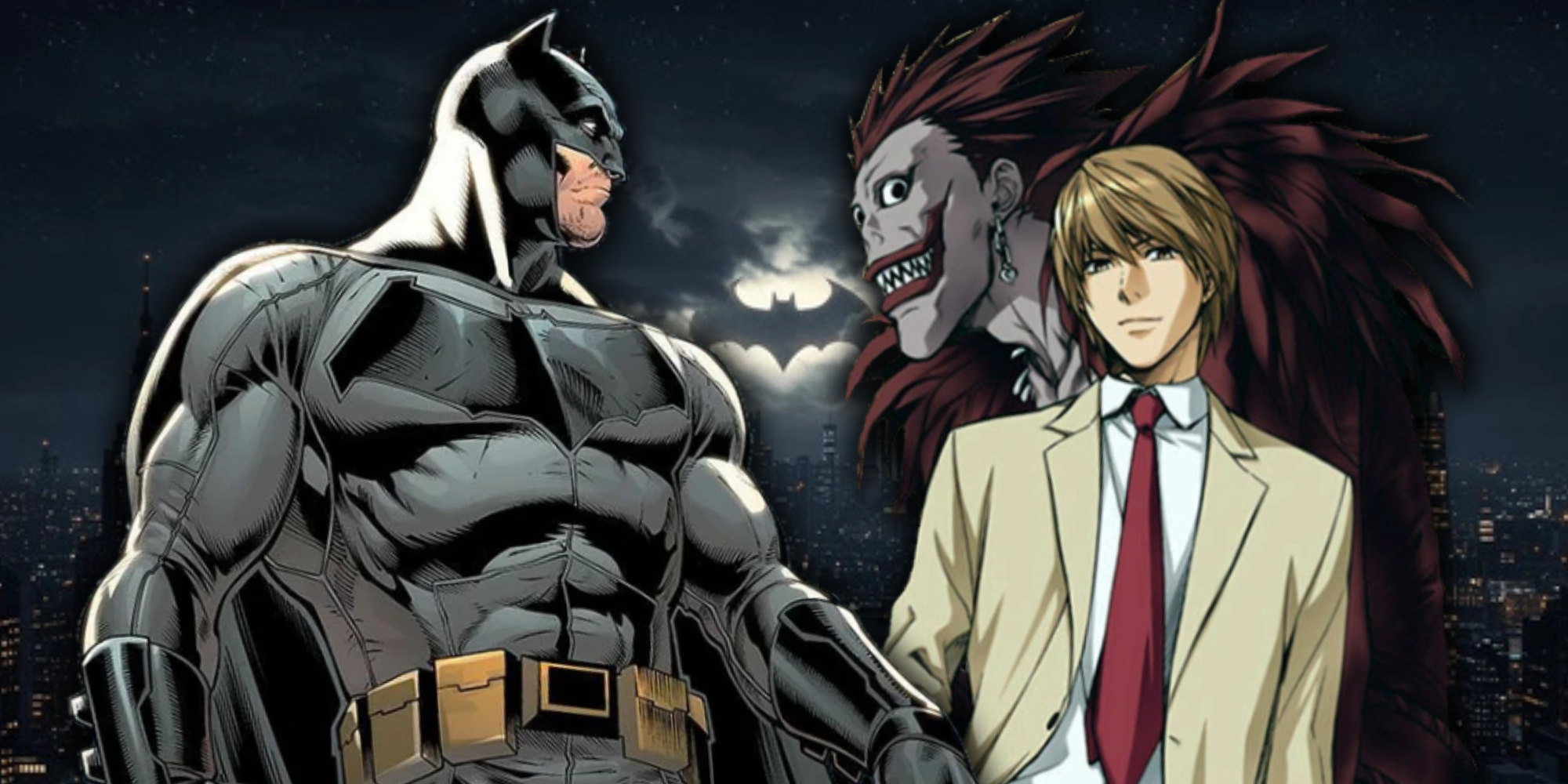 蝙蝠俠邂逅《死亡筆記》！漫畫大師跨界創作，黑暗騎士掀起日漫風潮