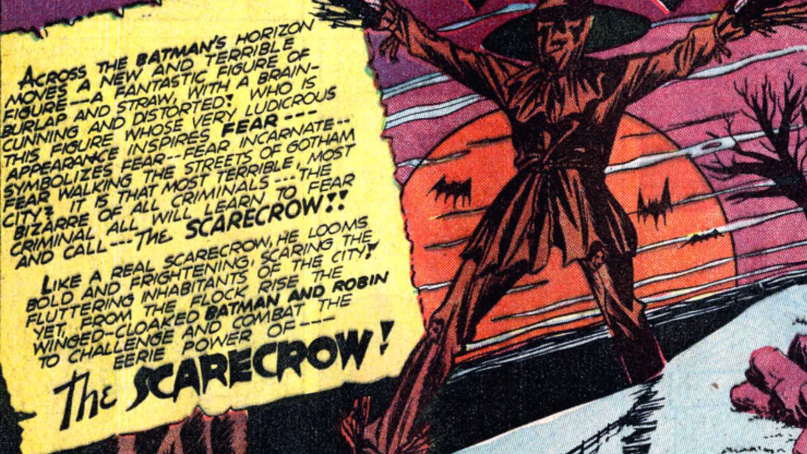 batman's original scarecrow design