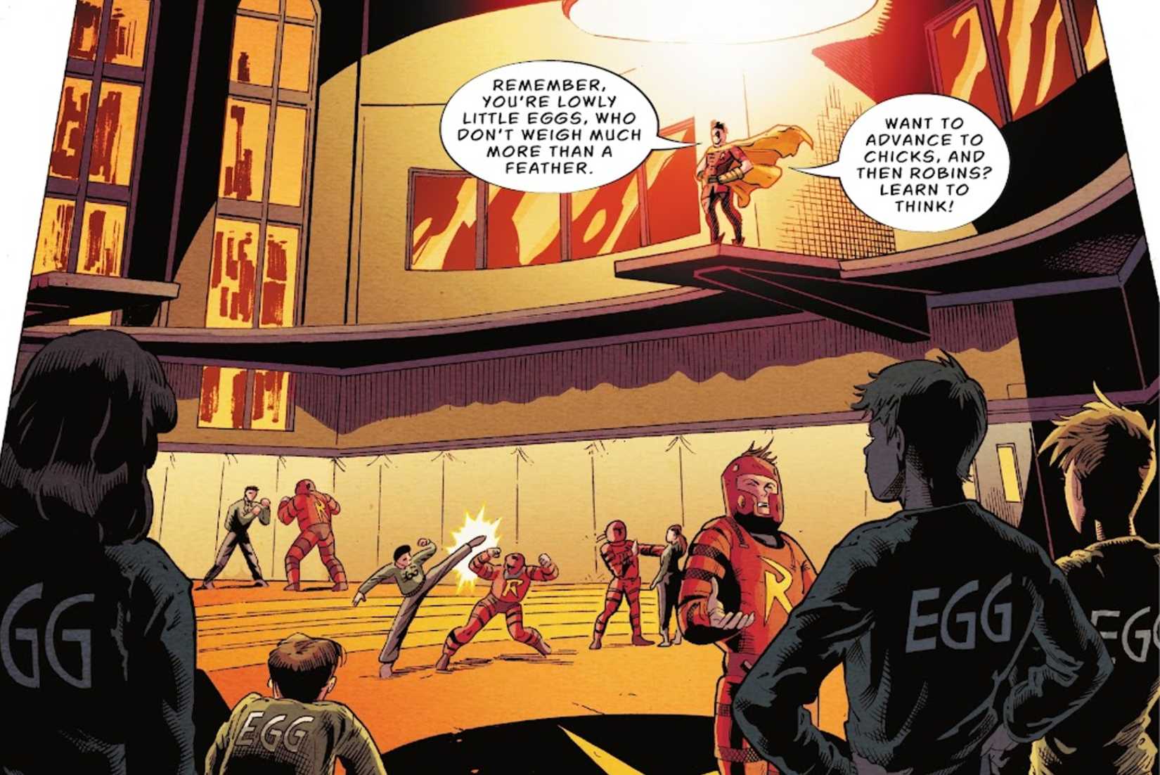 batman's robins in fables a wolf in gotham