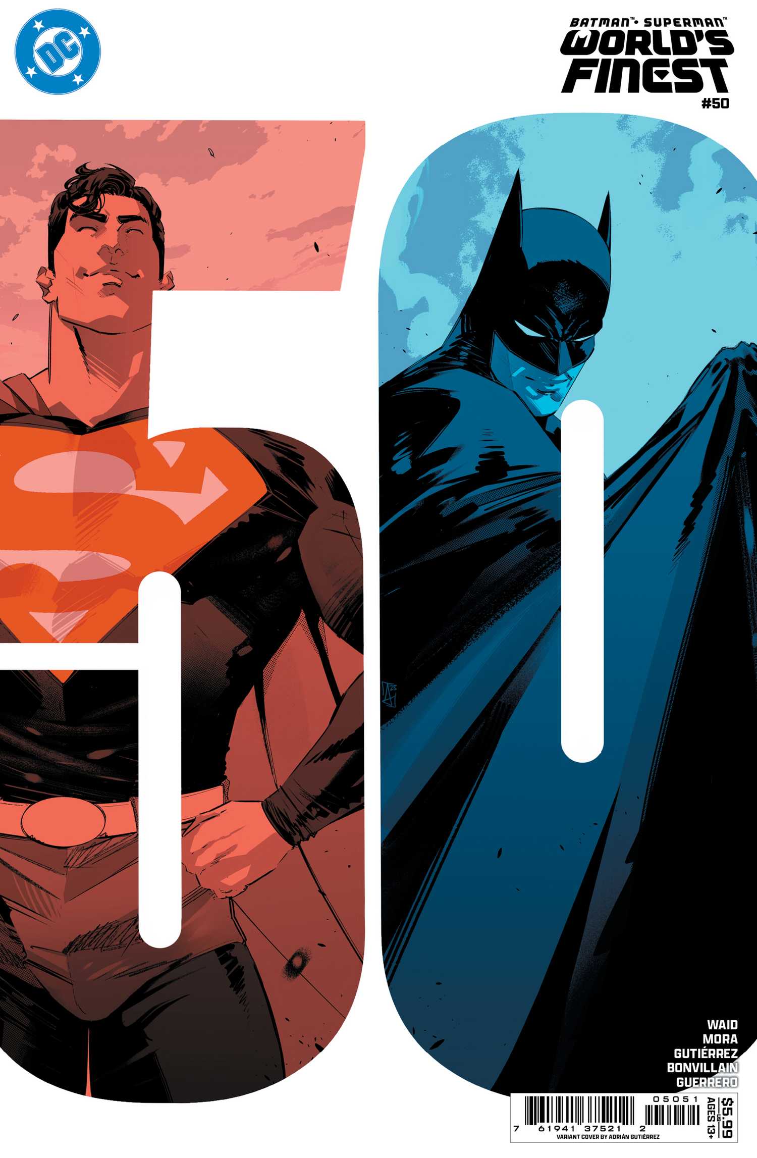 Superman's New Appearance Will Officially Introduce His Own Batmobile, DC Confirms 2 Batman Superman World's Finest 50 Cover E Adrián Gutiérrez Variant