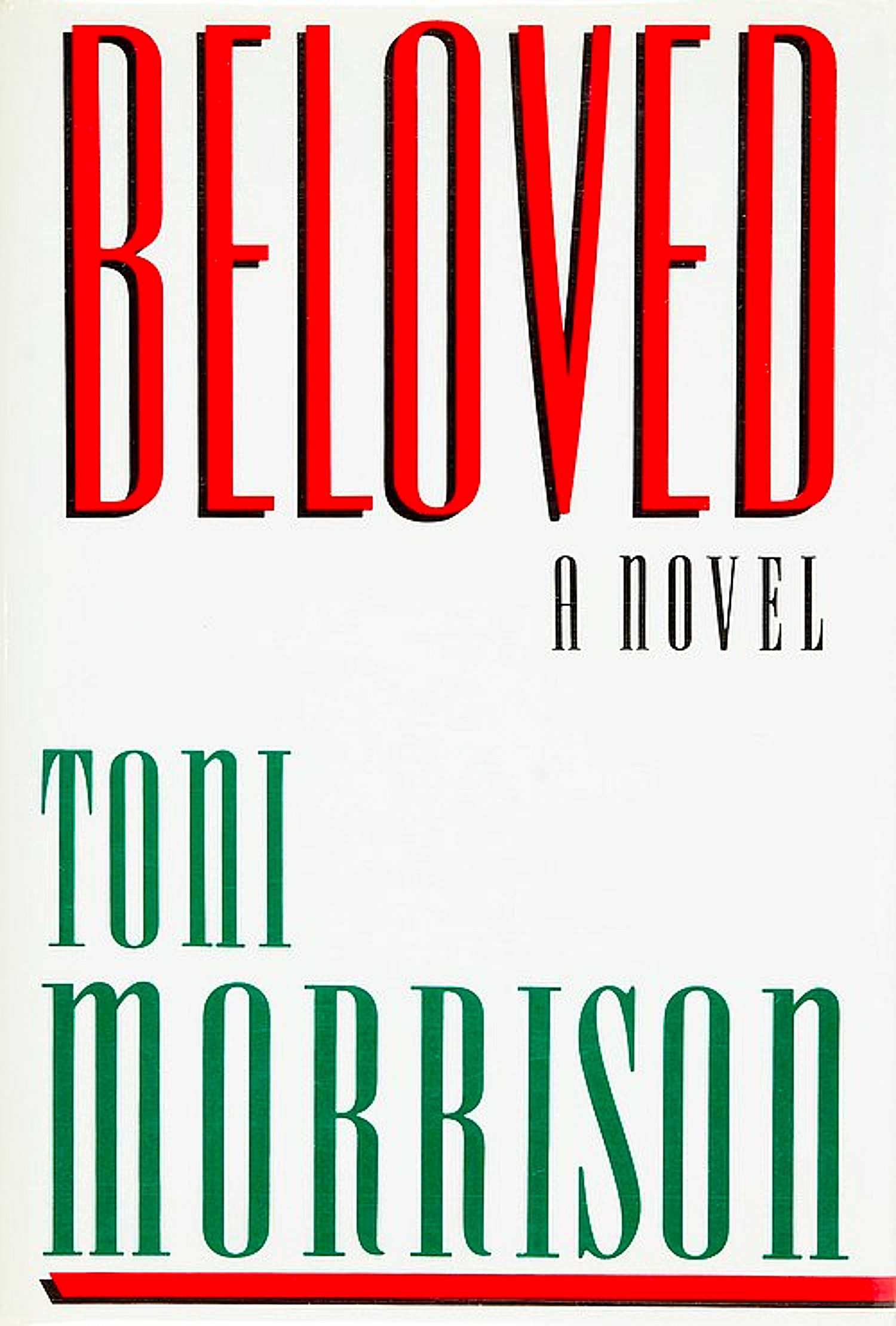 8 Pulitzer-Winning Fiction Novels You Have To Give A Shot 4 Beloved by Toni Morrison cover, with just the title and author's name