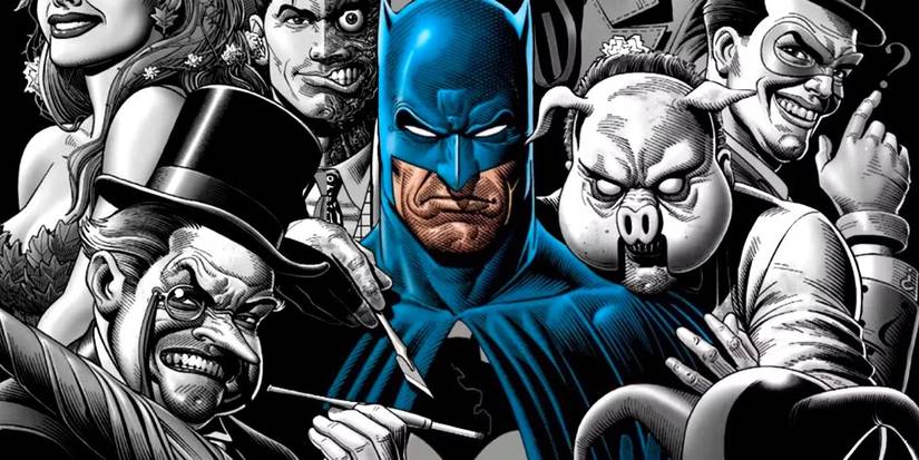 brian bolland with batman and his villains