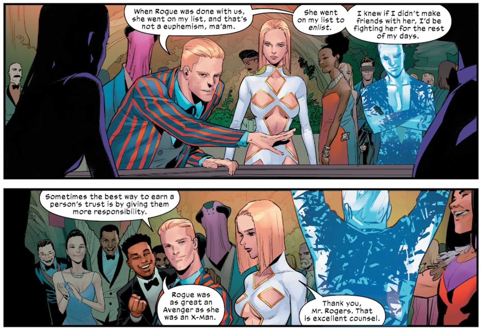 Top 10 Greatest Team Leaders in Marvel History 22 captain america advises the x-men