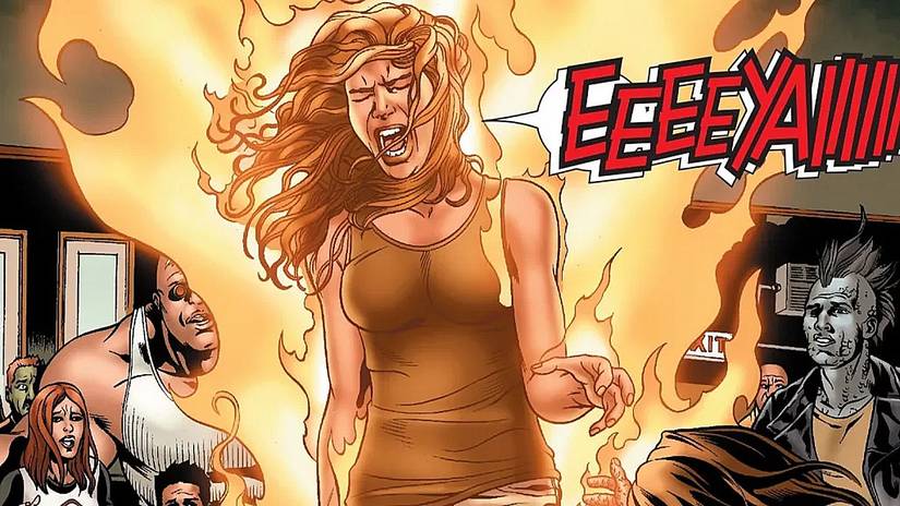 8 Worst Marvel Mutant Powers Of All Time 2 Carol Campbell bursts into flames in X-Factor