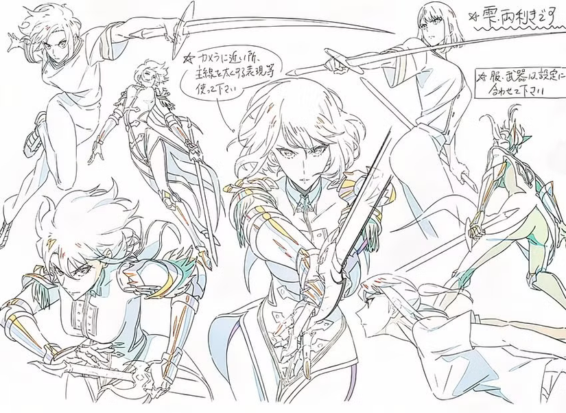 Cha Hae-In concept art from Solo Leveling Season 3 anime