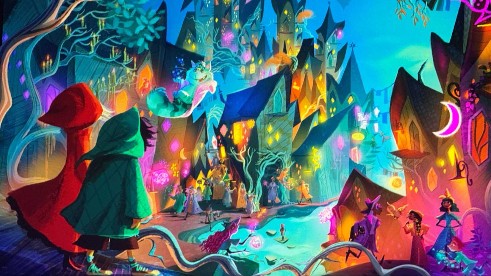 Arte conceitual de Hexed da Disney