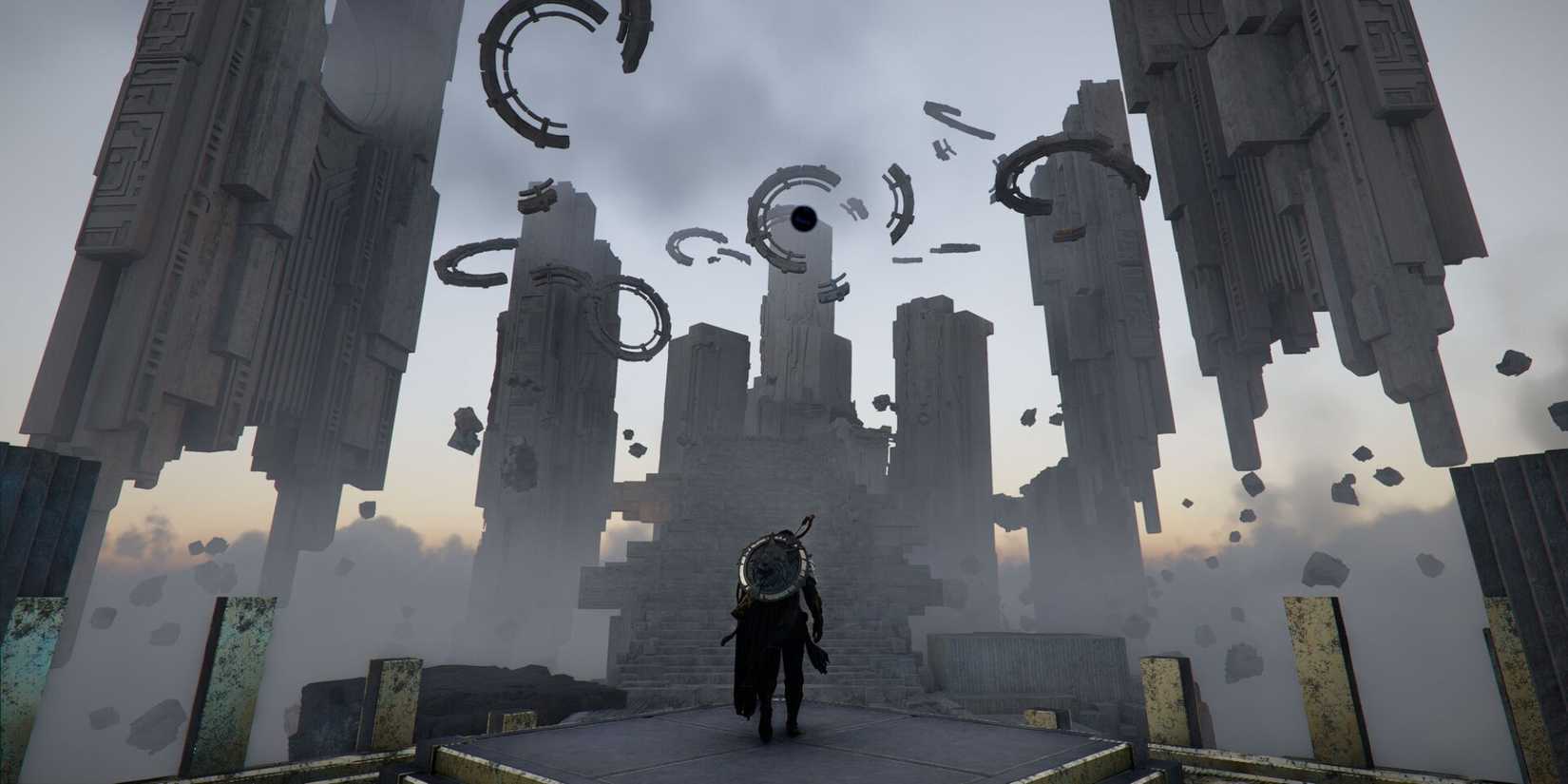 Strange floating monoliths in Crimson Desert