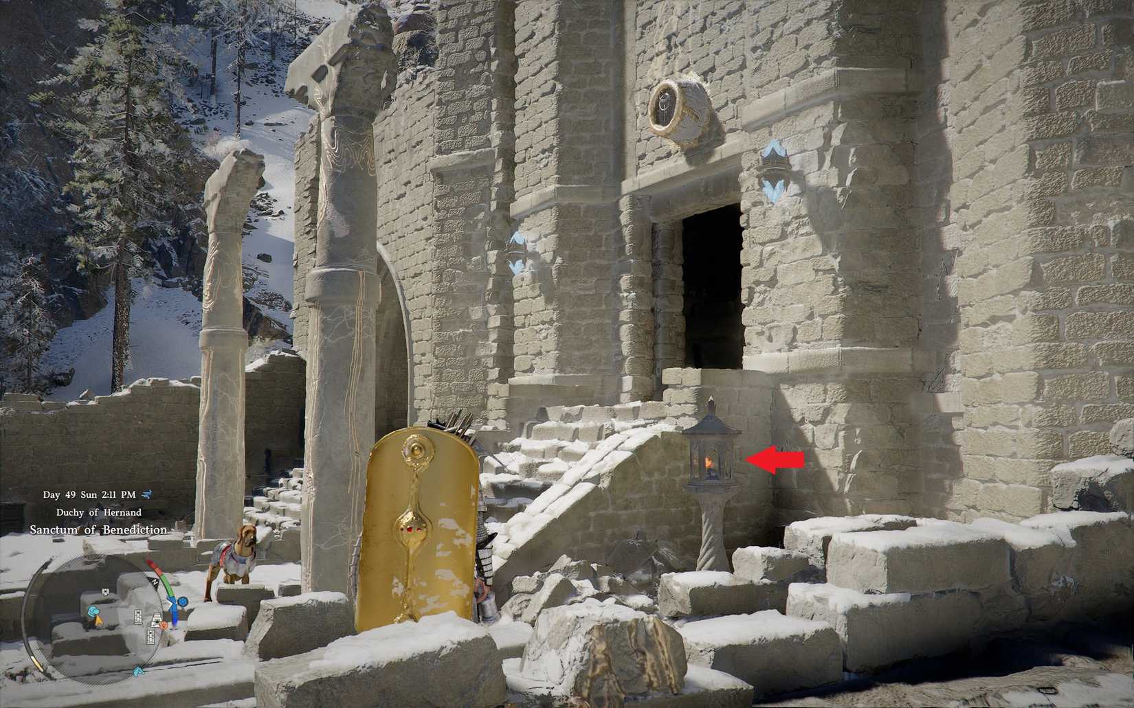 Crimson Desert Sanctum of Benediction lantern