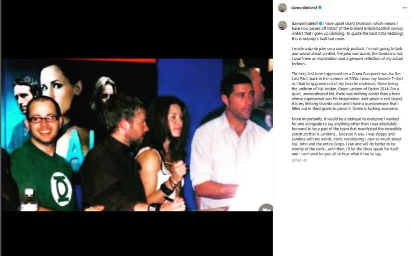 damon lindelof statement on lanterns