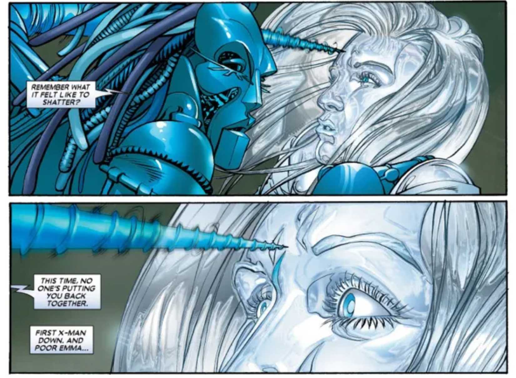 danger threatens x-men's emma frost