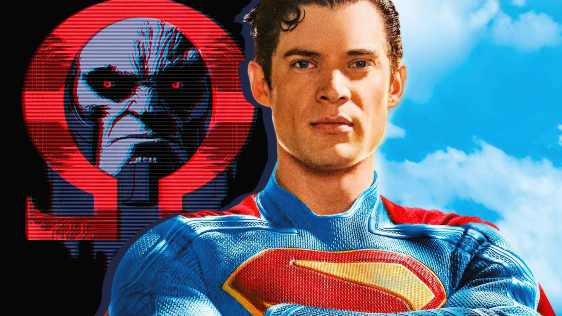 David Corenswet's superman and snyderverse darkseid