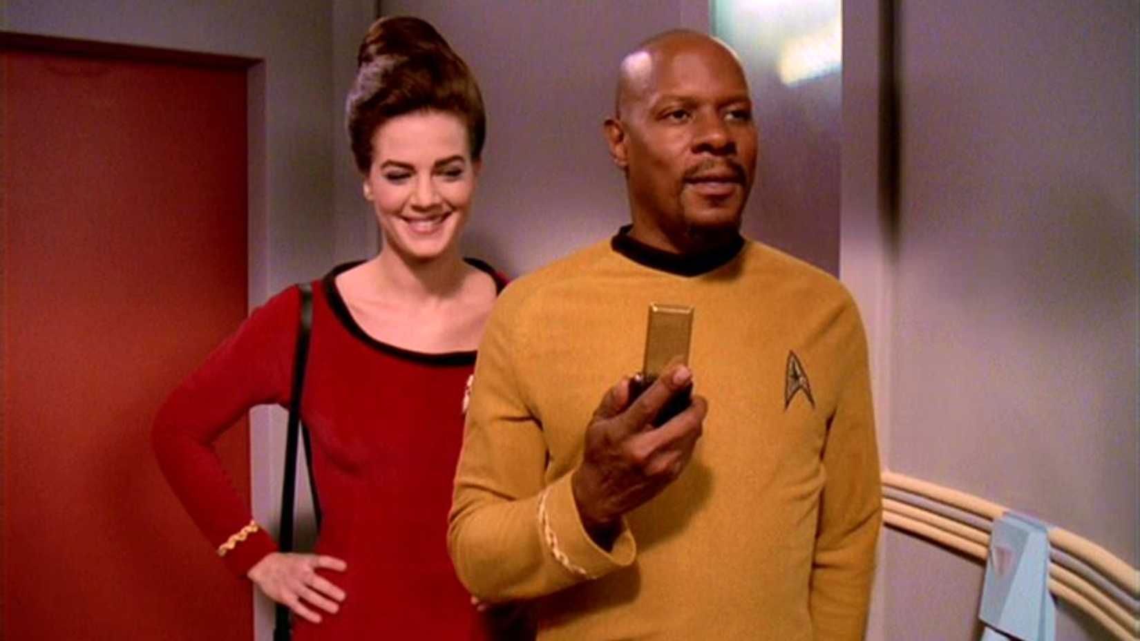 dax and sisko in trials and tribbleations