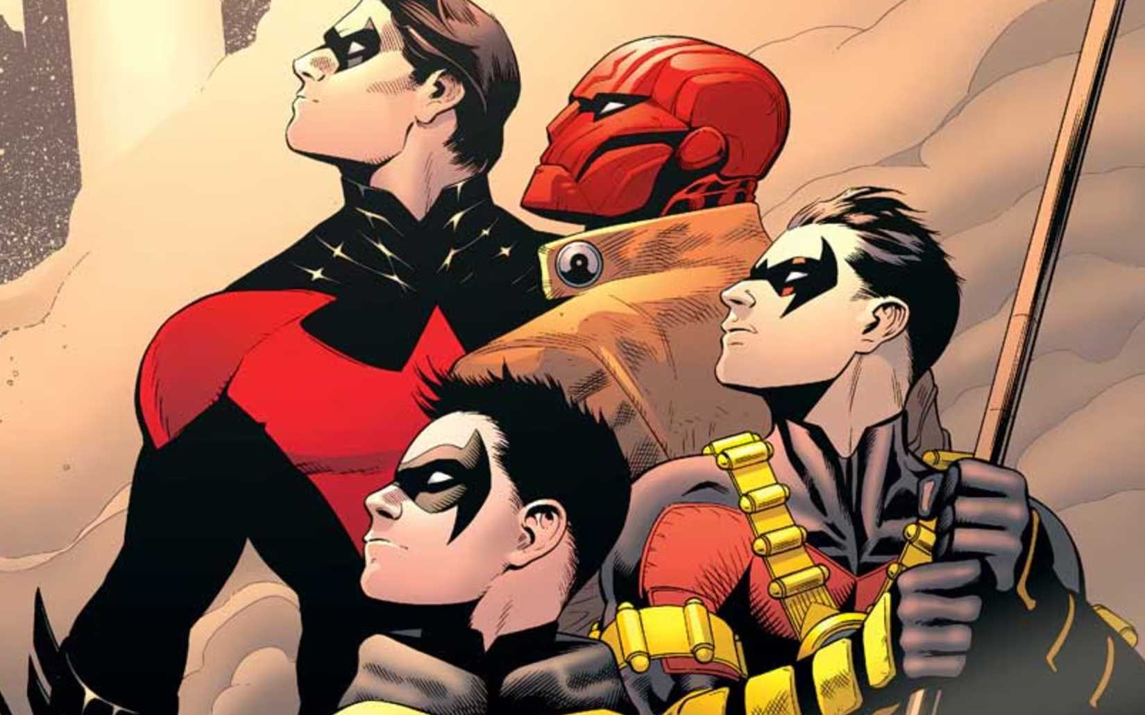 DC ROBINS LOOKING UP INTO THE SKY