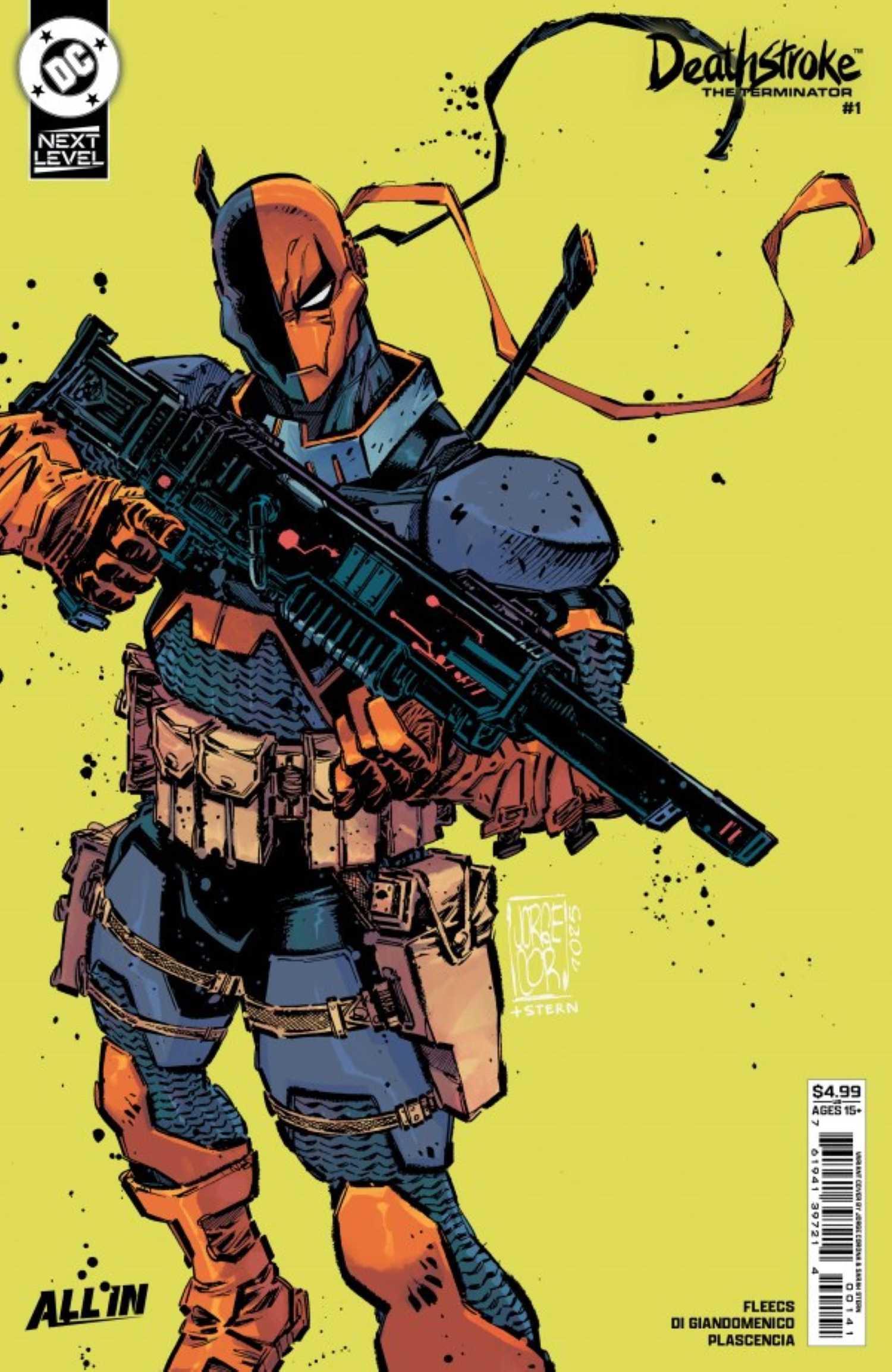 DC Officially Releases Deathstroke’s New Design for Its Post–Zack Snyder Era 1 Deathstroke The Terminator #1 variant cover