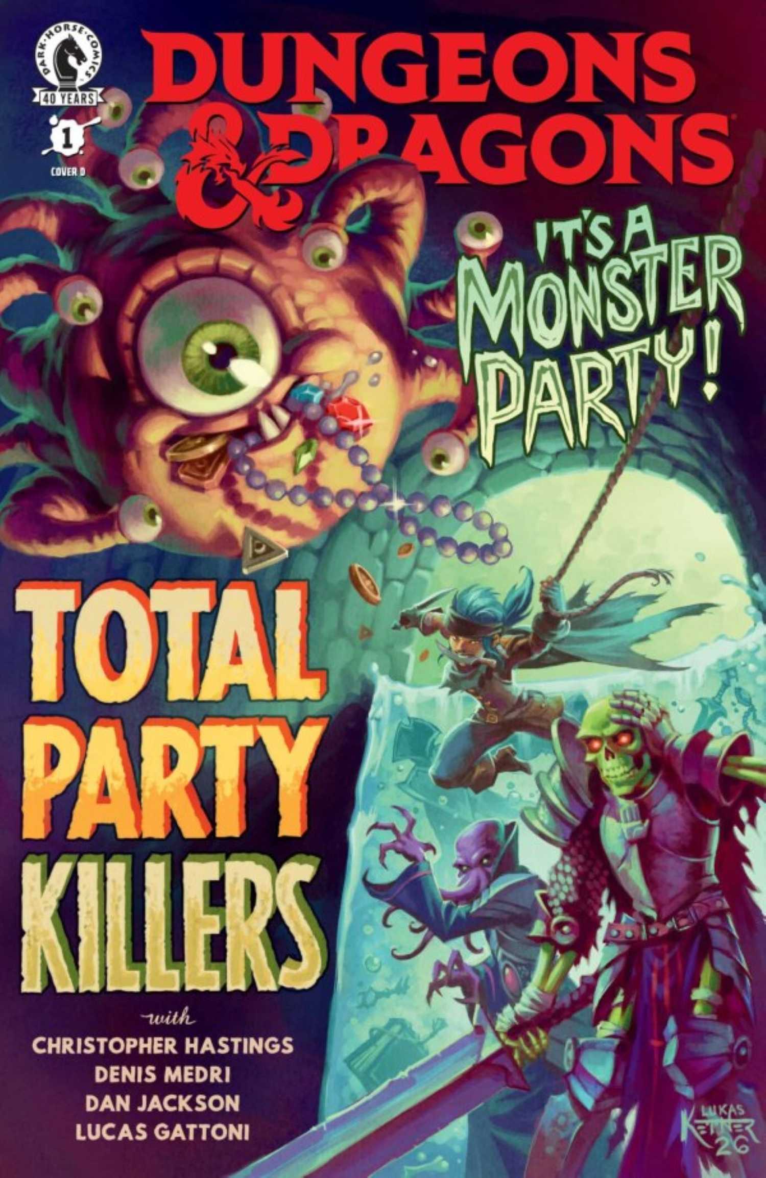 Dungeons & Dragons Total Party Killers #1 variant cover 2