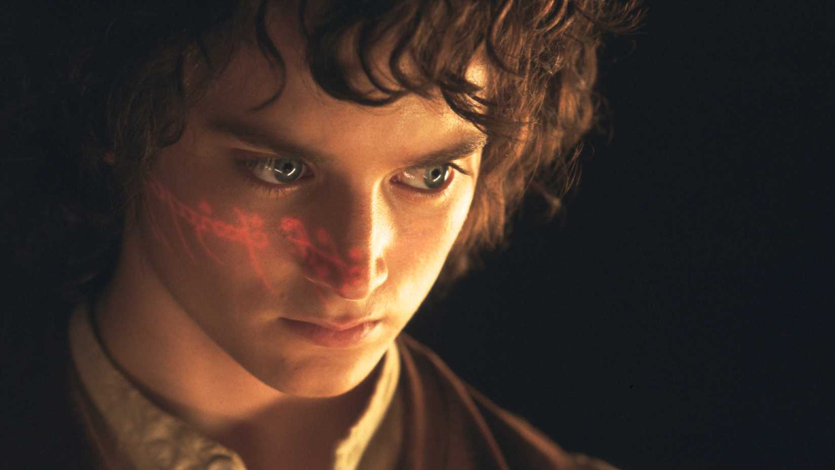 Elijah Wood como Frodo em O Senhor dos Anéis