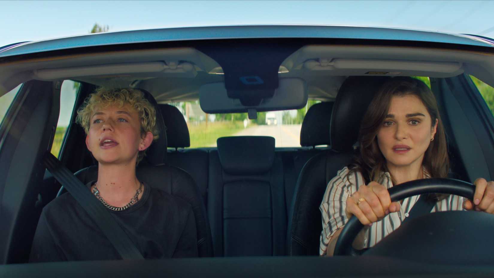 Who's Joining Rachel Weisz In Netflix's Steamy Campus Drama 2 Ellen Robertson and Rachel Weisz in a car in Vladimir