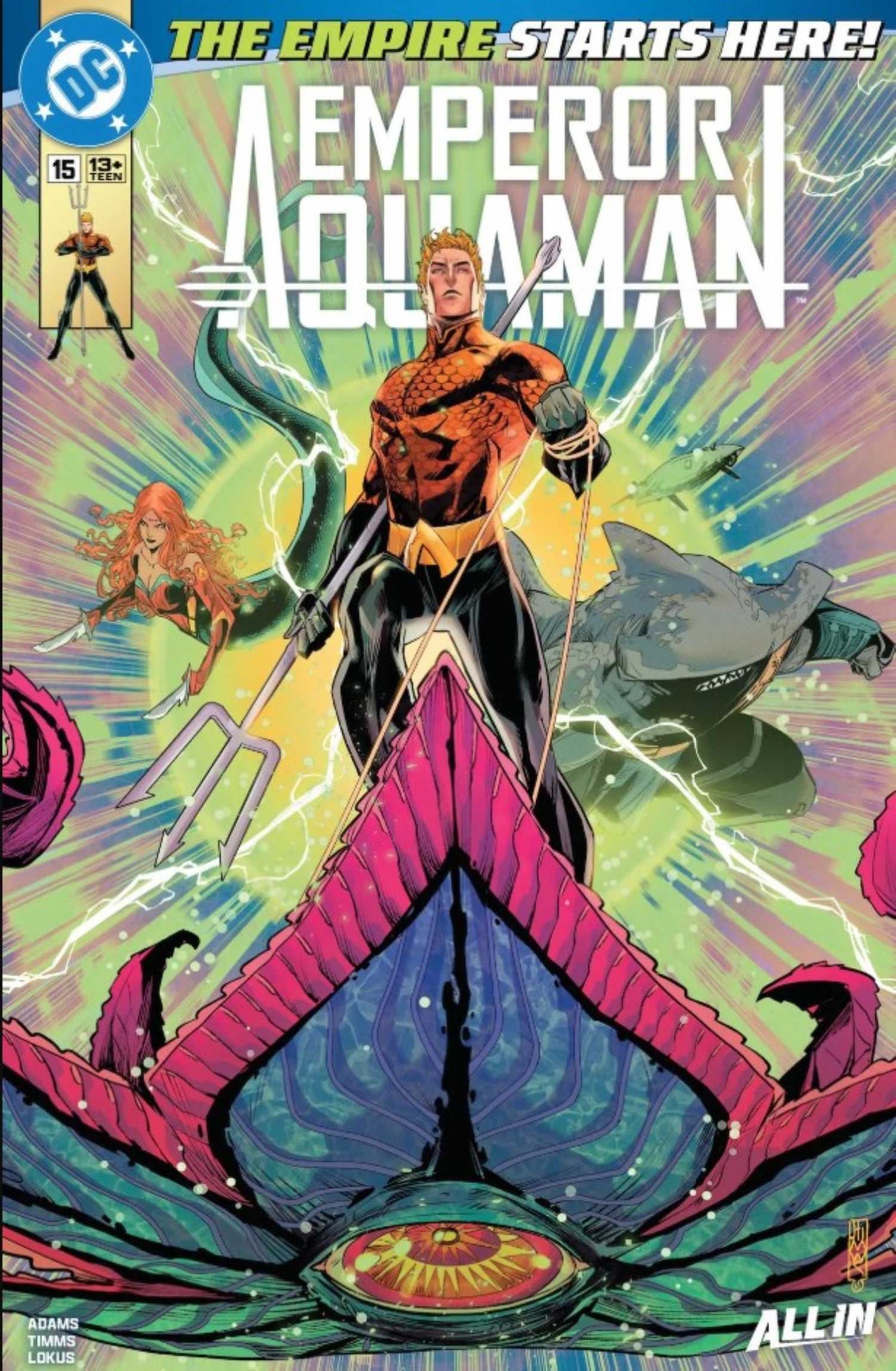 Emperor Aquaman #15 main cover 
