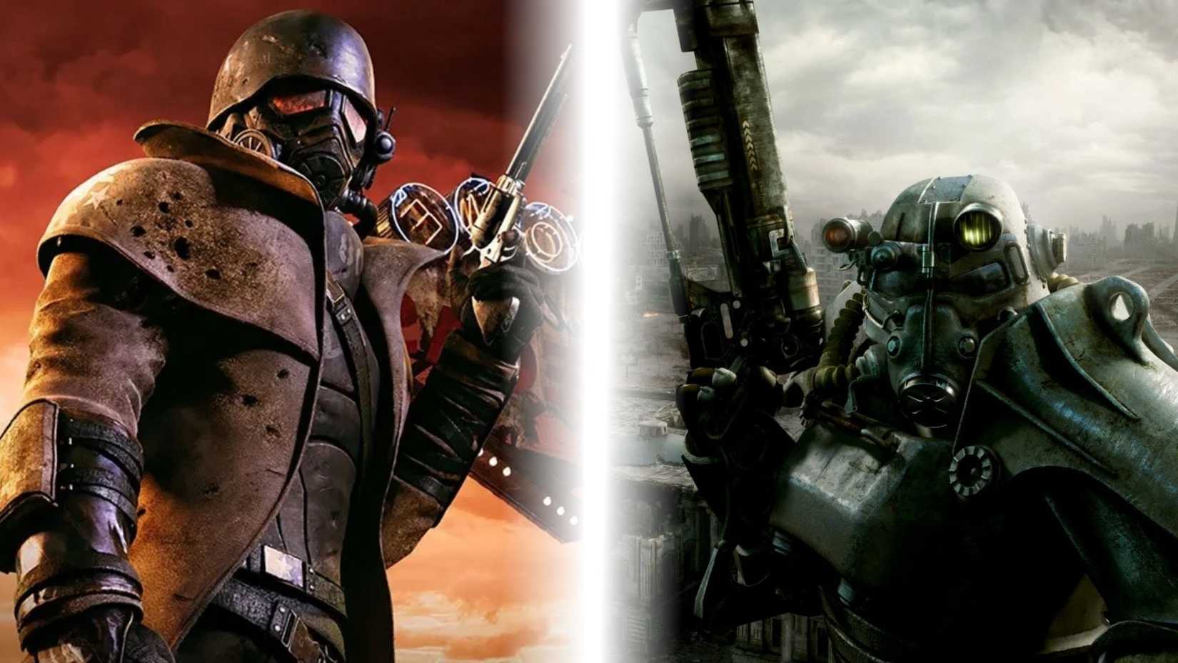 The main art from Fallout 3 and Fallout: New Vegas