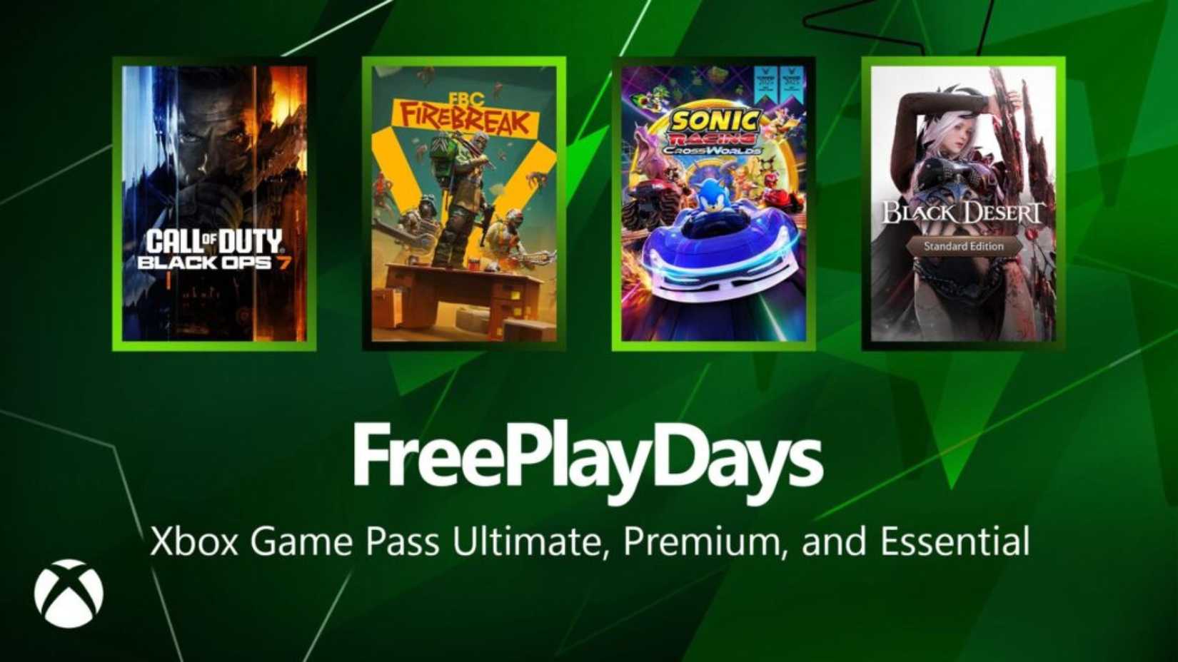 The current offering for Xbox Free Play Days