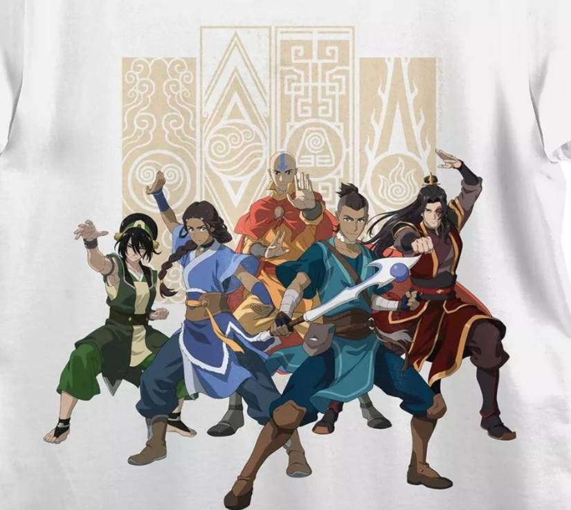 O grupo principal (Gaang) adulto no filme de Avatar