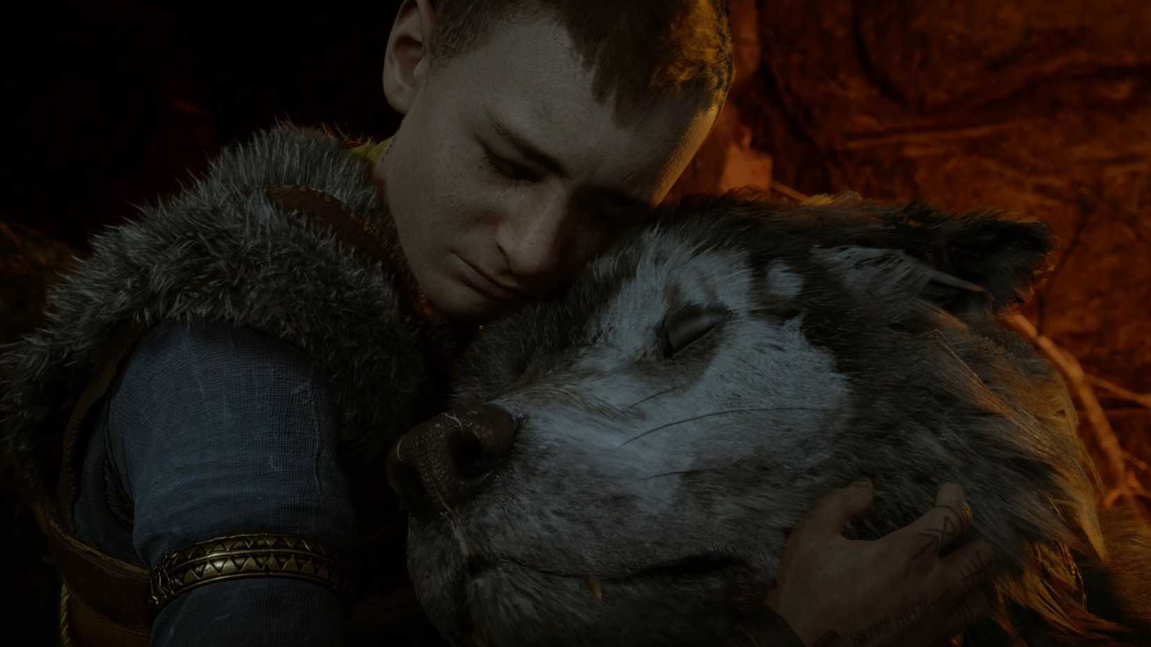 god of war atreus fenrir loki dog faye