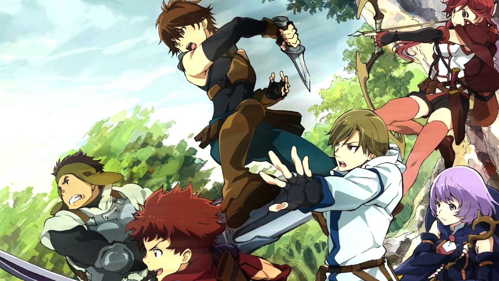 10 Great Isekai Anime Series That Didn't Get The Love They Deserve 9 Hai To Gensou No Grimgar's main cast fights together
