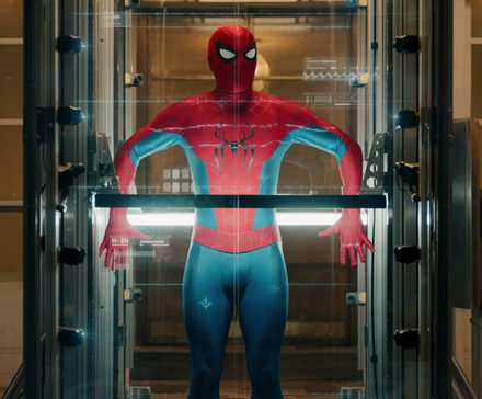 10 Biggest Movies Coming To Streaming In 2026 9 Tom Holland's Spider-Man getting scanned by a machine in Spider-Man: Brand New Day