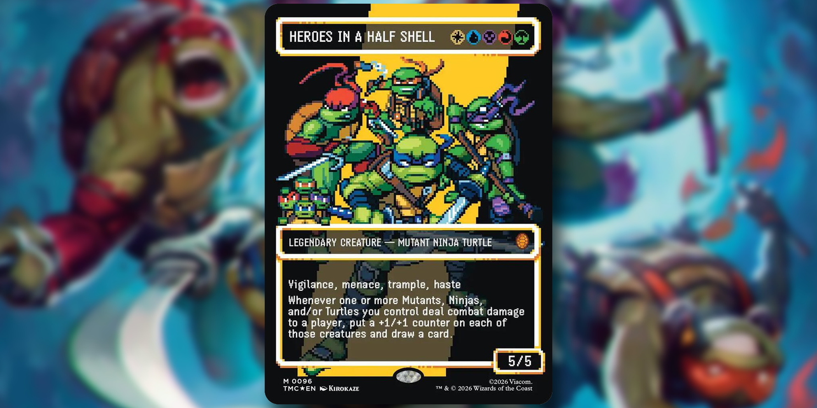 Heroes in a halfshell MTG Card