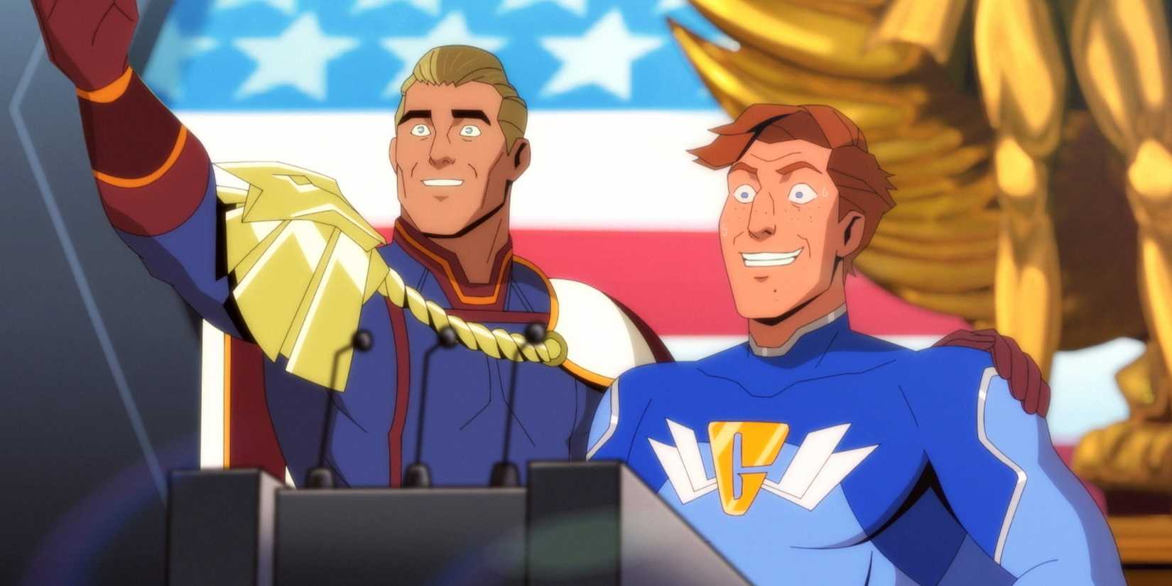 Homelander e um novo supe em The Boys Presents Diabolical