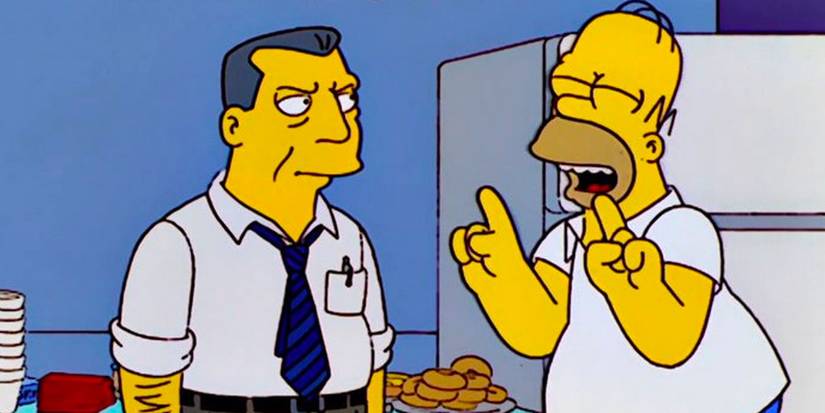 Homer Simpson como crítico gastronômico em The Simpsons