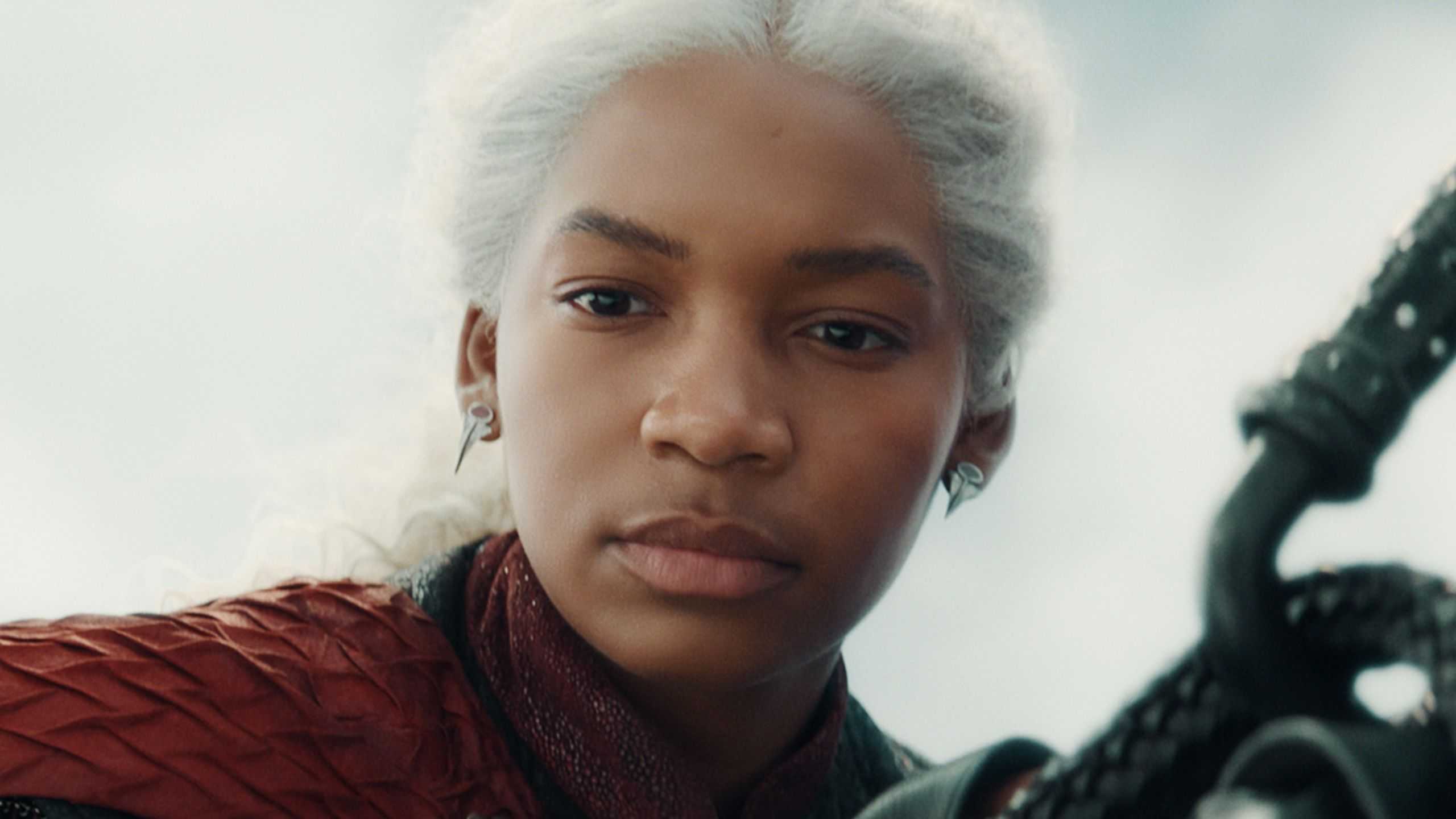 Baela (Bethany Antonia) looking down in House of the Dragon.