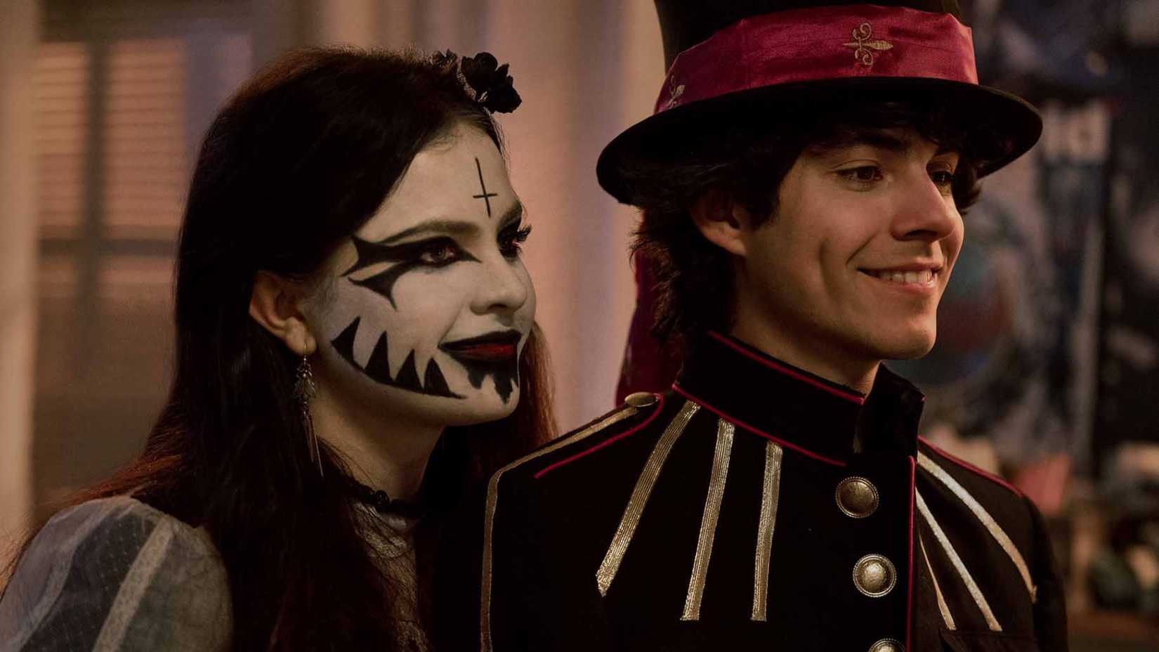 10 TV Shows We Thought Would Be The Next Stranger Things 8 Two teens in satanic costumes in 2024's Hysteria!