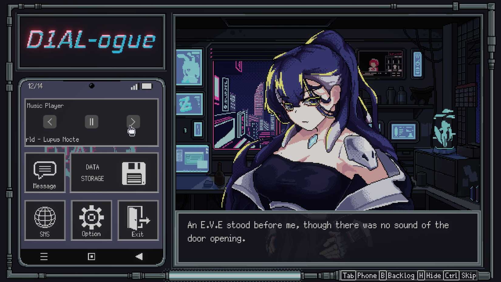 Image shows gameplay from D1AL-OGUE