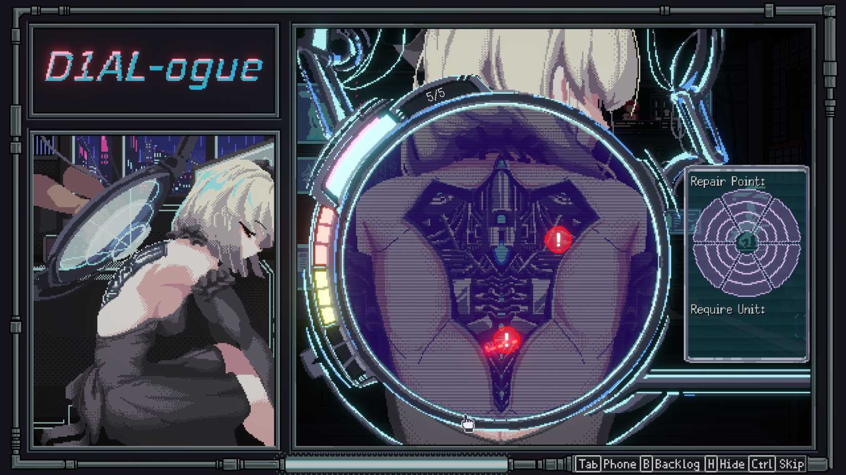 Image shows gameplay from D1AL-OGUE