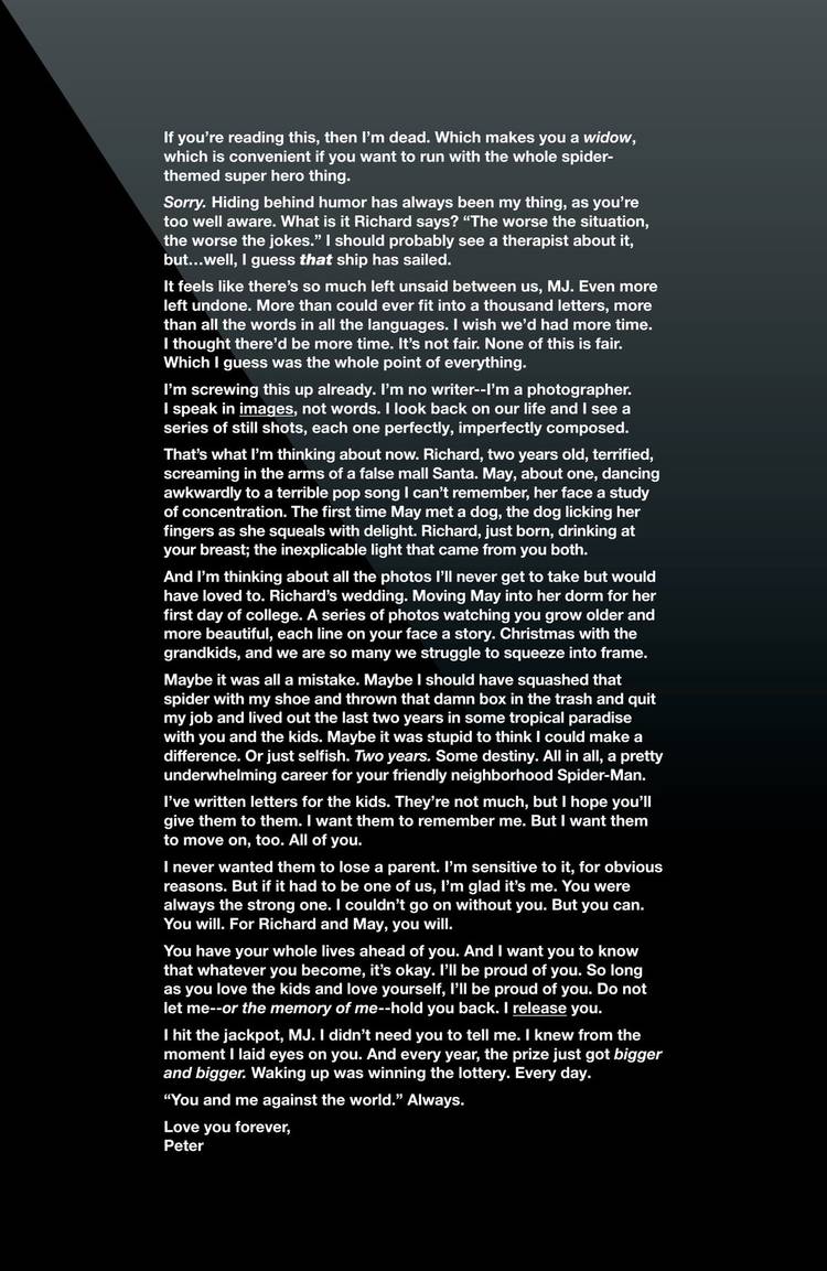 As Spider-Man Dies, His Last Words Reveal How Marvel Has Broken the ...