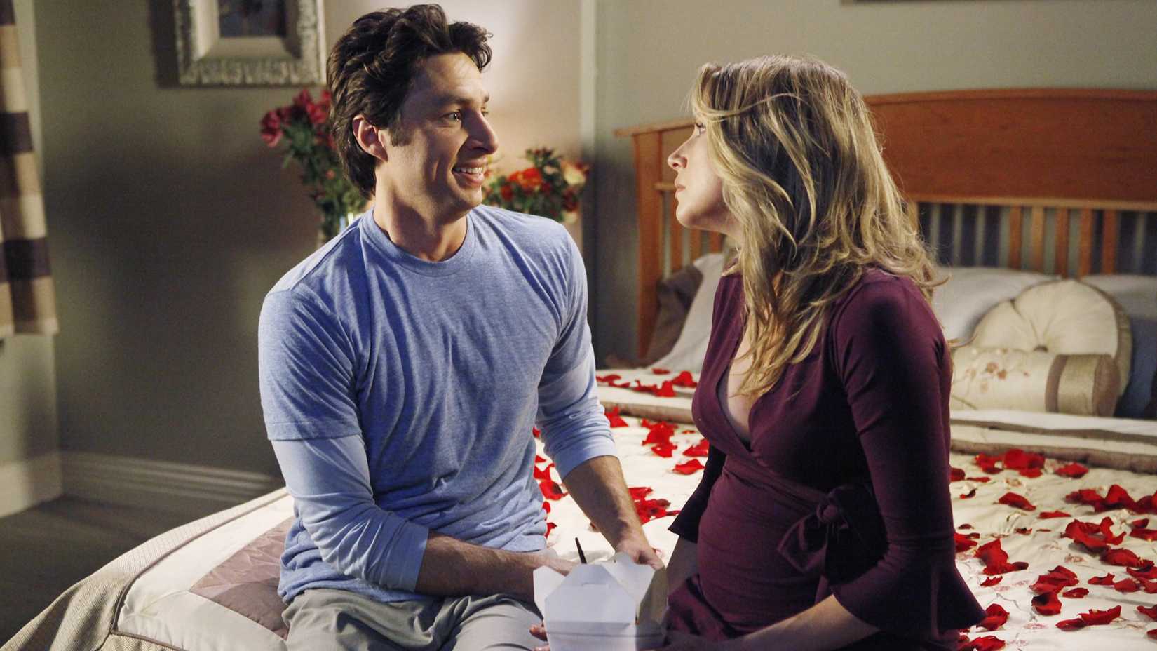 Scrubs Season 10 Officially Rewrites TV Reboot Rules By Splitting Up JD & Elliot 1 JD and Ellion in Scrubs season 9