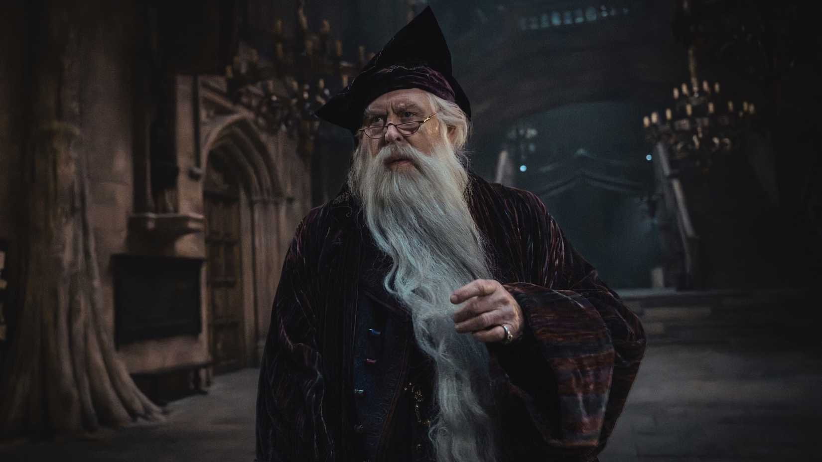 Cast, Trailer, Updates & Everything We Know 4 John Lithgow as Albus Dumbledore in Harry Potter and the Philosopher's Stone