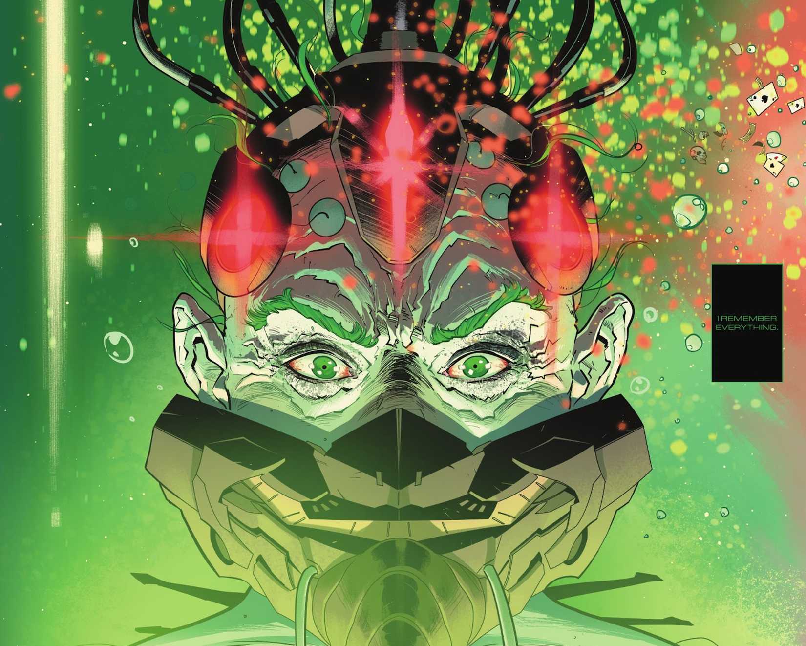 joker's new design in batman comics