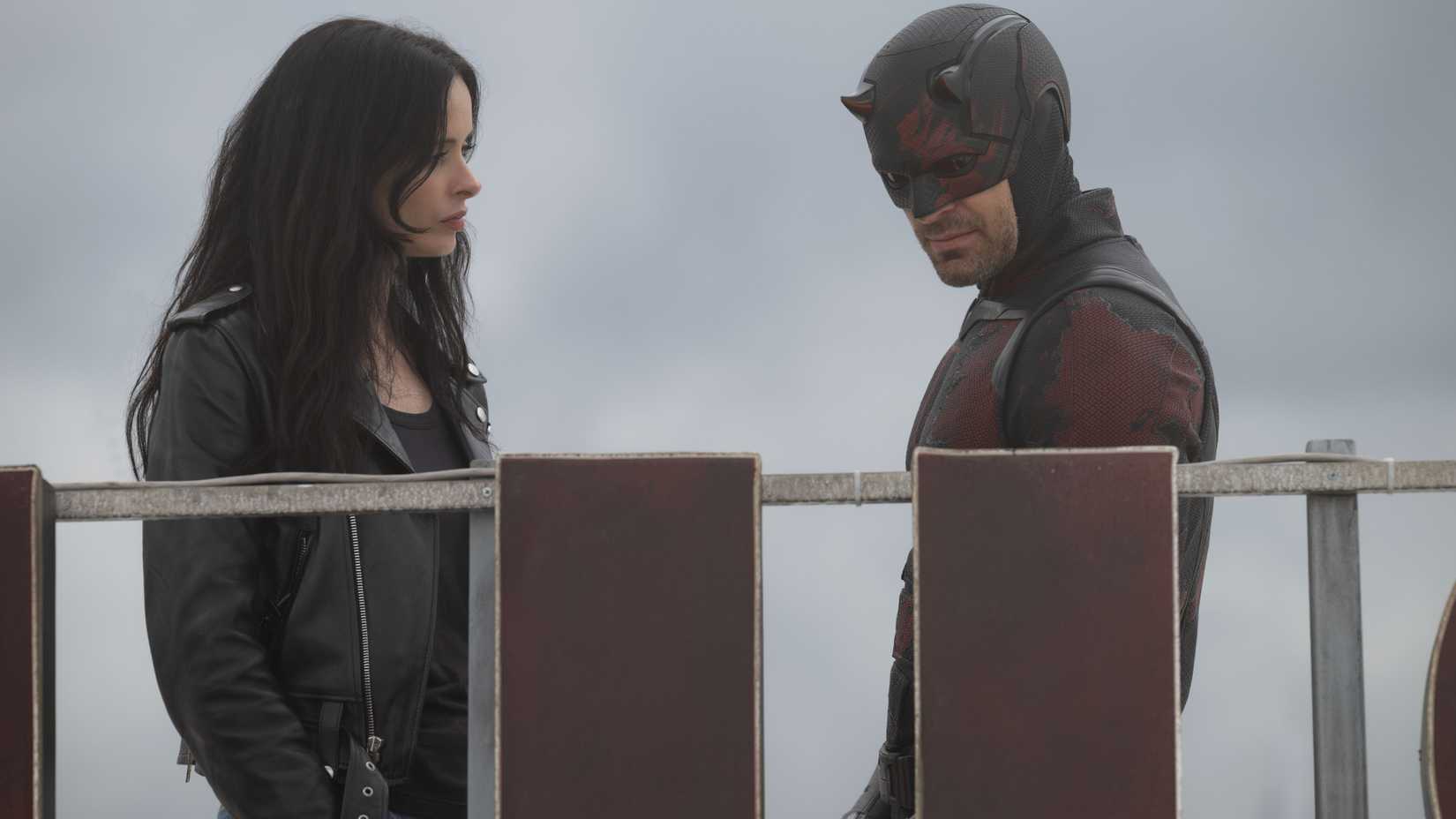 Krysten Ritter and Charlie Cox in season 2 of Daredevil Born Again