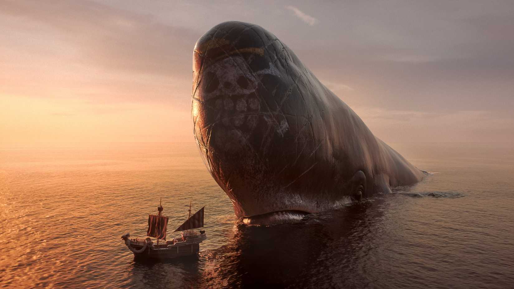 Laboon looking at the Going Merry in One Piece season 2