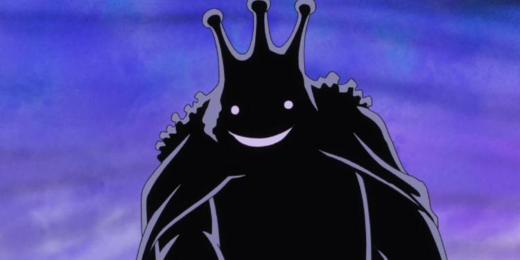 Loki's silhouette in the One Piece anime.