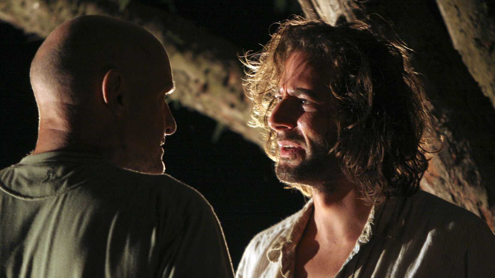 Locke e Desmond em Lost
