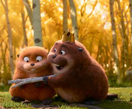 10 Hidden Pixar Gems That Deserve More Love 1 Mabel With Another Beaver In The Forest In Hoppers