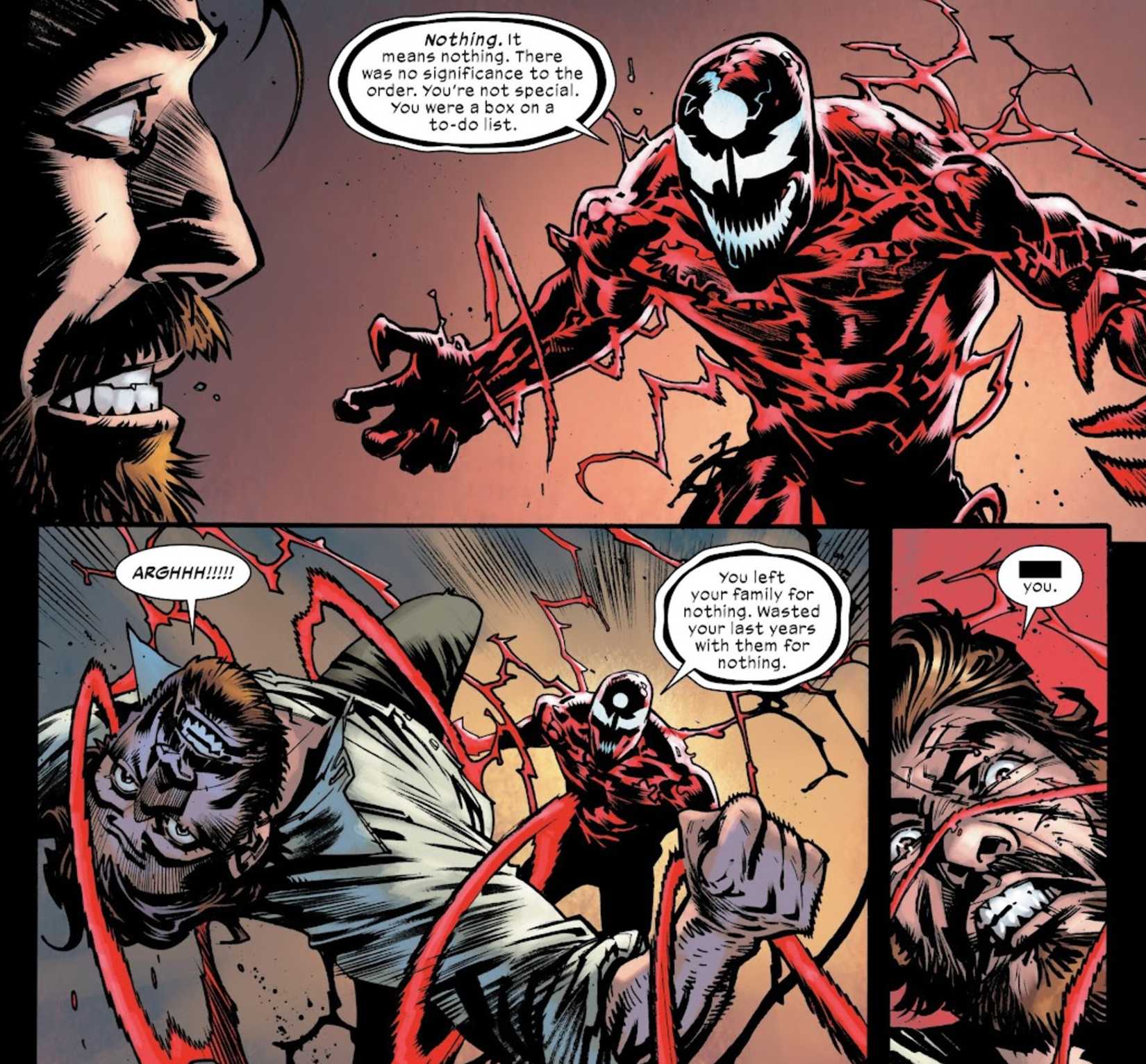 maker manifests as carnage to kill ultimate spider-man